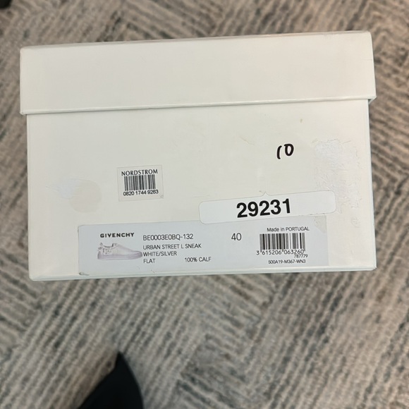 Givenchy Paris white sneakers size 40 - Picture 10 of 12